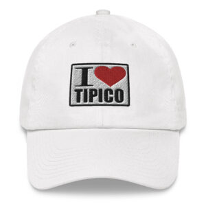 Gorra I Love Tipico Blanca, I Love Tipico Dad hat White