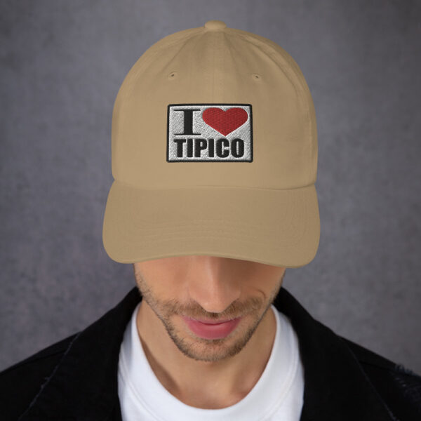 Gorra I Love Tipico Caqui, I Love Tipico Dad hat Khaki